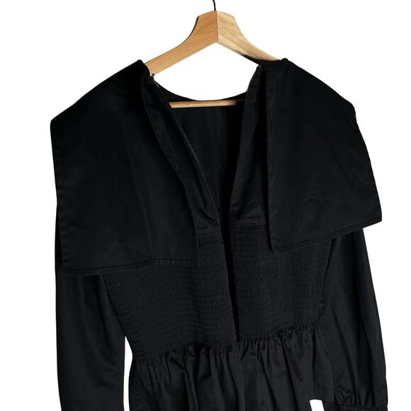 Molly Goddard Lucy Peplum Cotton Poplin Top Whimsygoth Size US 10 (UK 14) - Picture 9 of 15